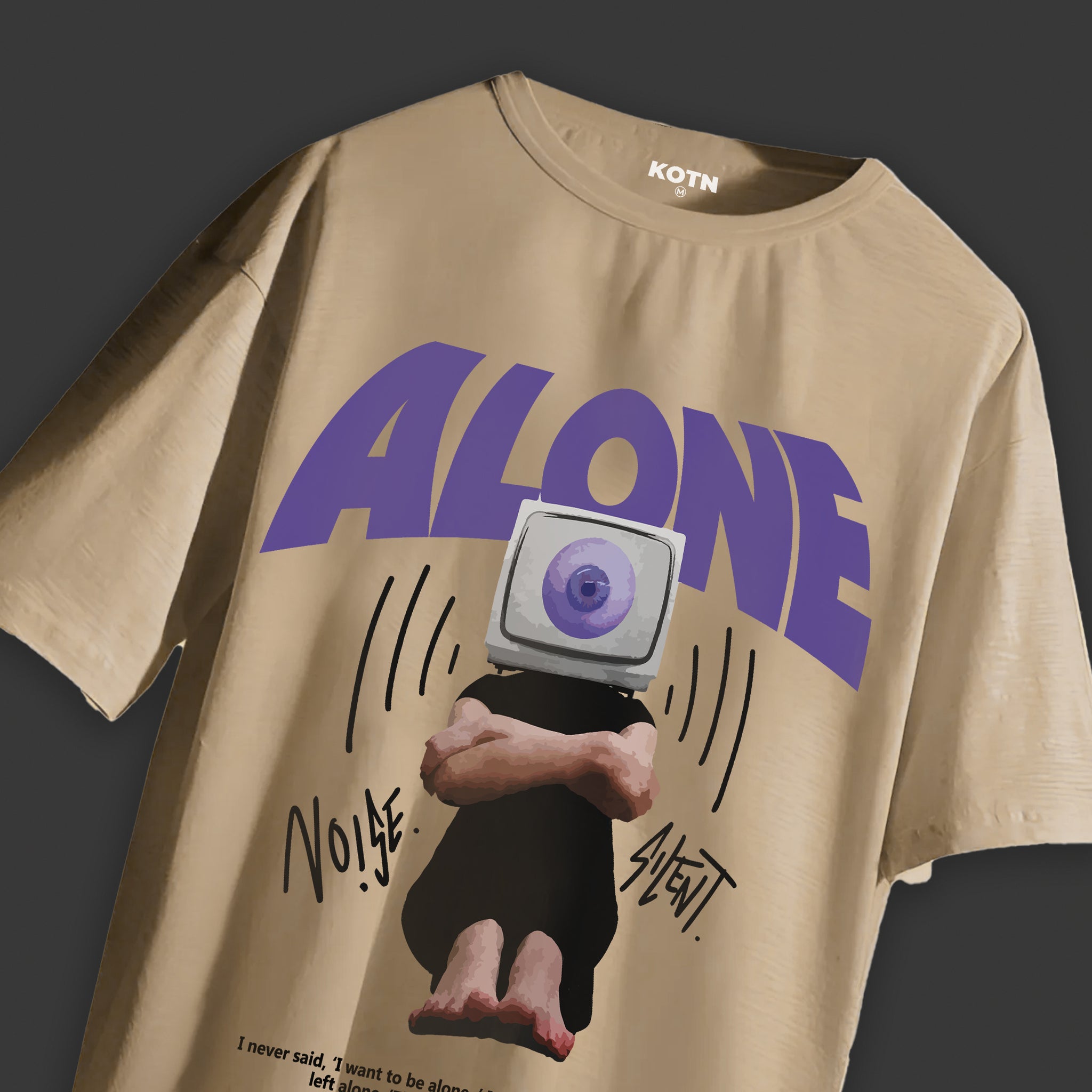 ALONE OVERSIZED T-SHIRT