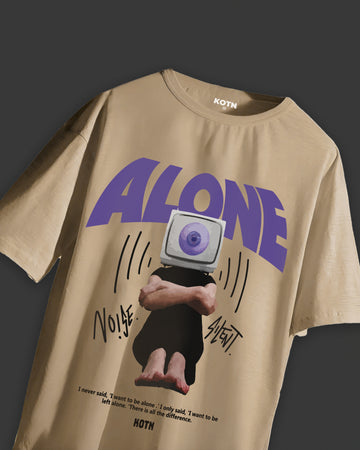 ALONE OVERSIZED T-SHIRT