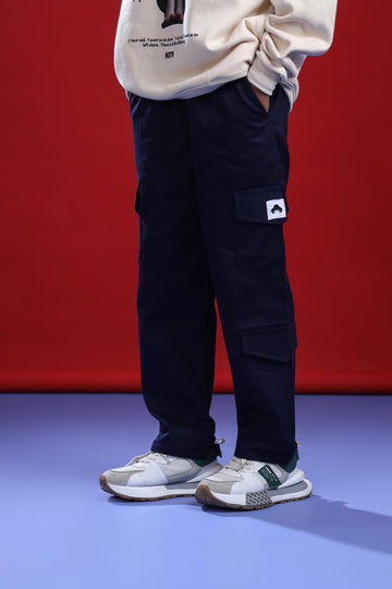 BLUE CARGO PANT