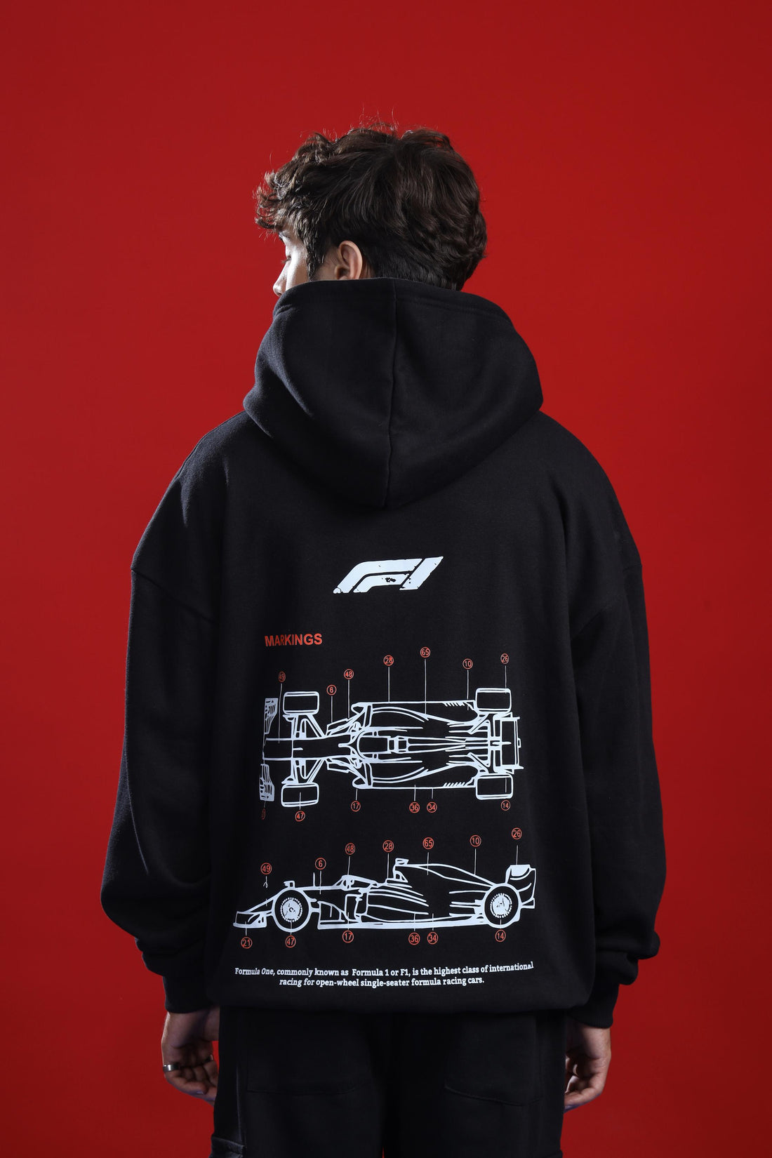 FORMULA 01 OVERSIZED HOODIE