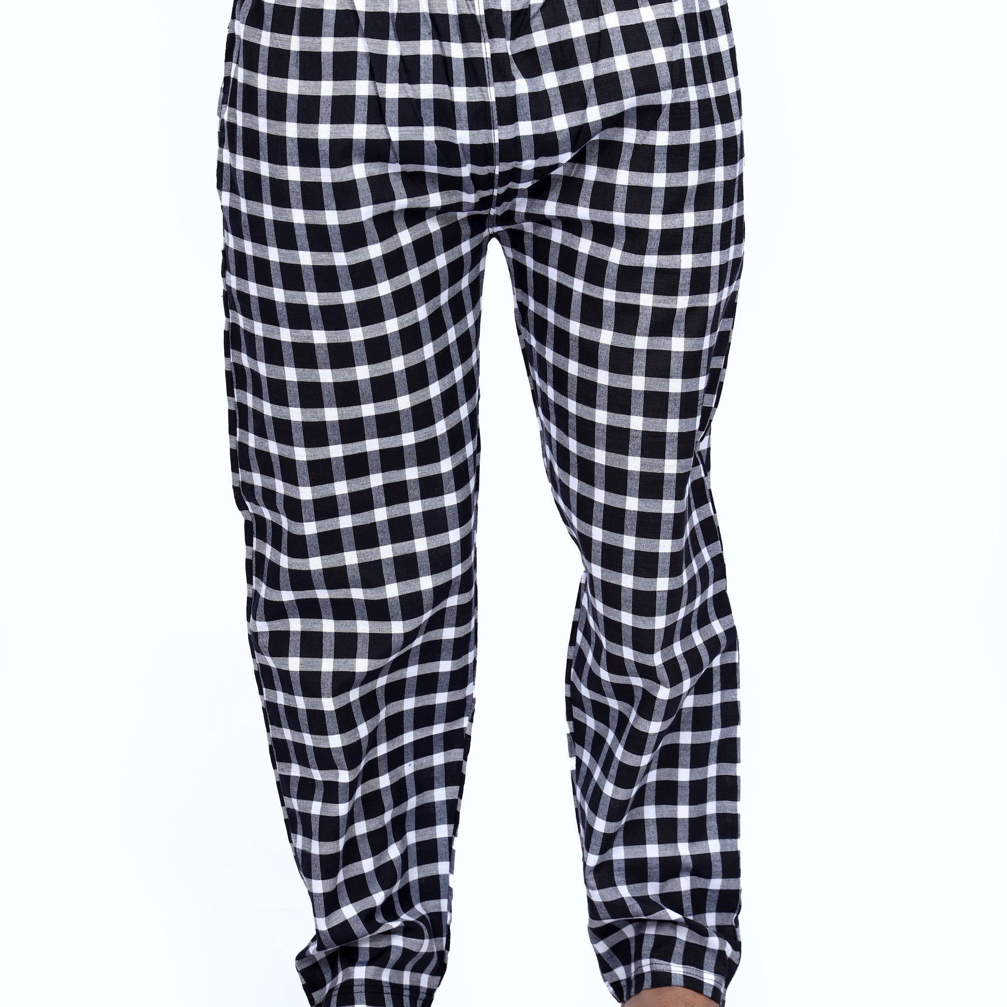 Black & White Check Pajama - Unisex