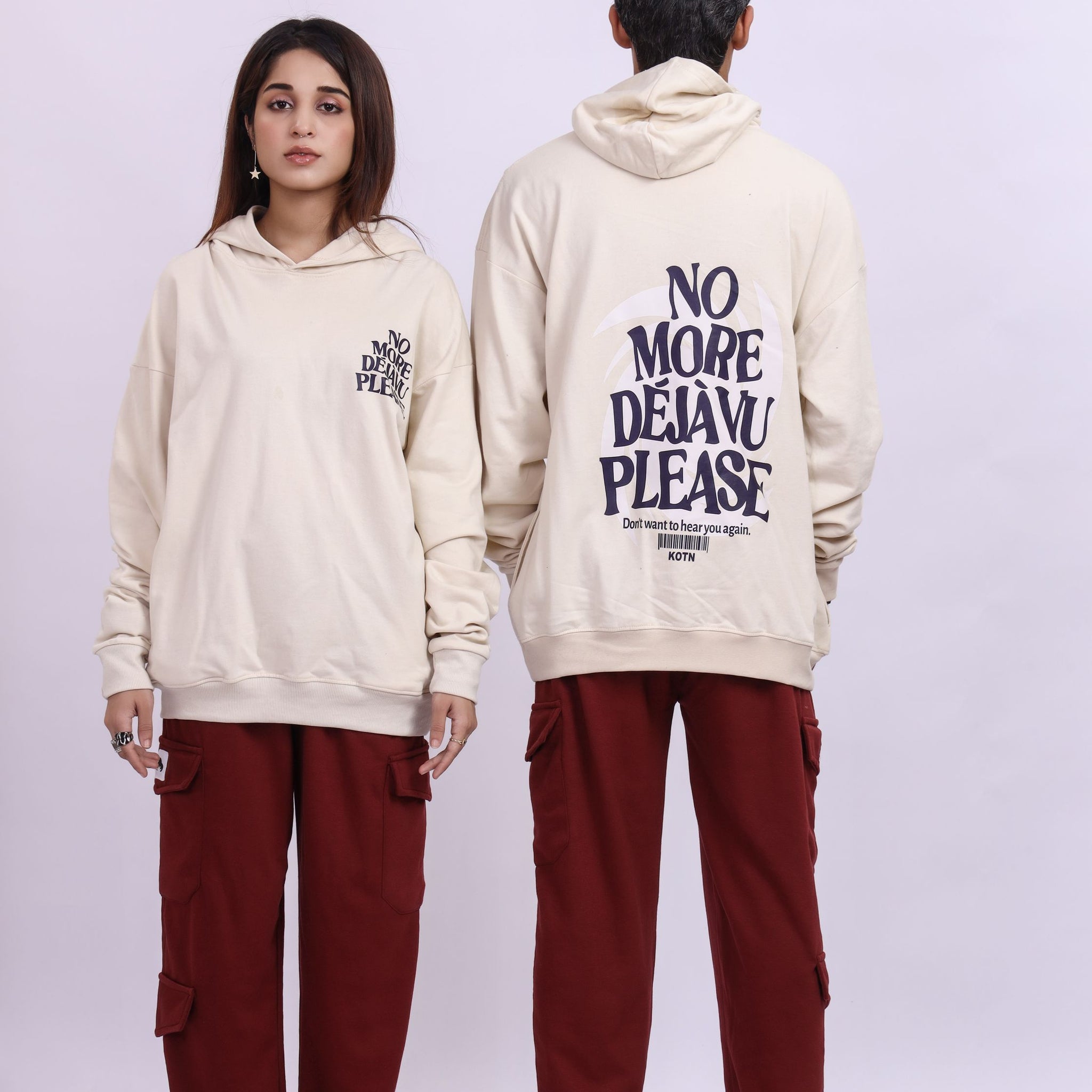 NO MORE DEJAVU OVERSIZED HOODIE