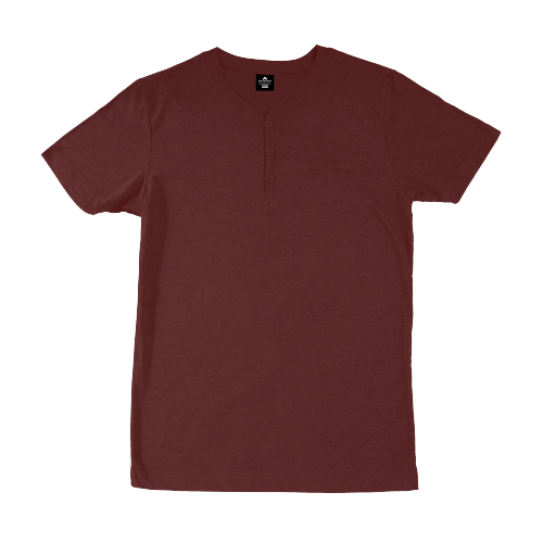 Maroon Henley T-Shirt
