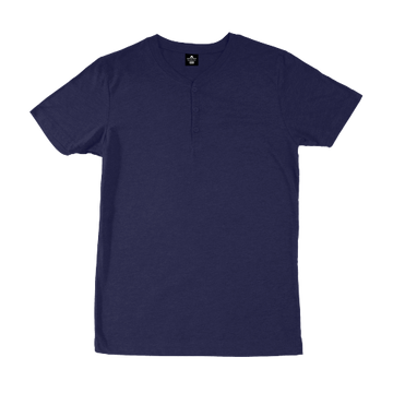 Navy Blue Henley T-Shirt